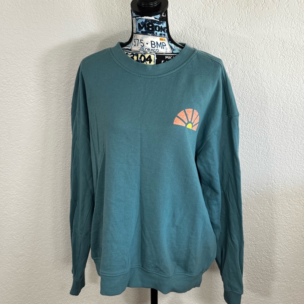 Goodfellow & Co Teal Textured Sweatshirt
